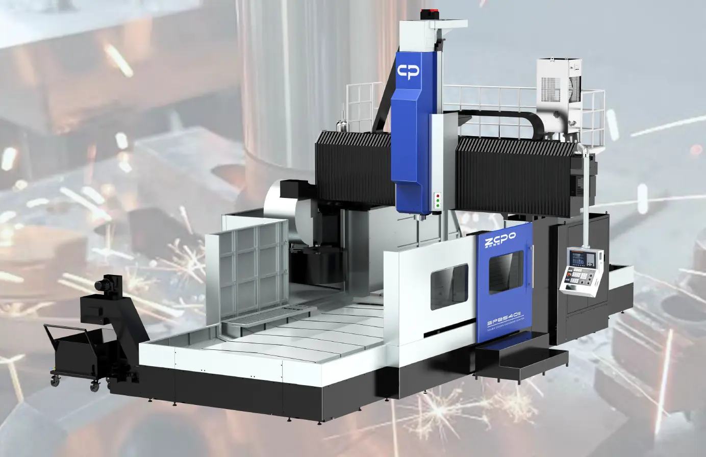 New | Build-to-Order ZOPO SP-2540II Vertical Machining Centers Ontario CA | Megatel CNC Solutions Inc. #1098733