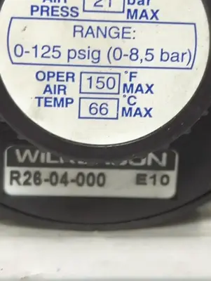 Used WILKERSON R26-04-000 Air Pressure Regulators Ohio US | Surplus Asset Holdings #1365823