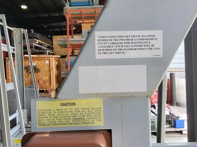 Power/Vac Switchgear Lift Truck 850 lbs