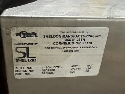 SHELL LAB 1430M 200C VACUUM OVEN