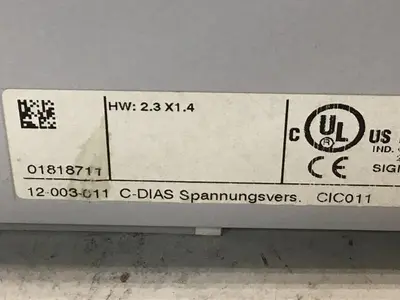 USED SIGMATEK CIC011 12-003-011