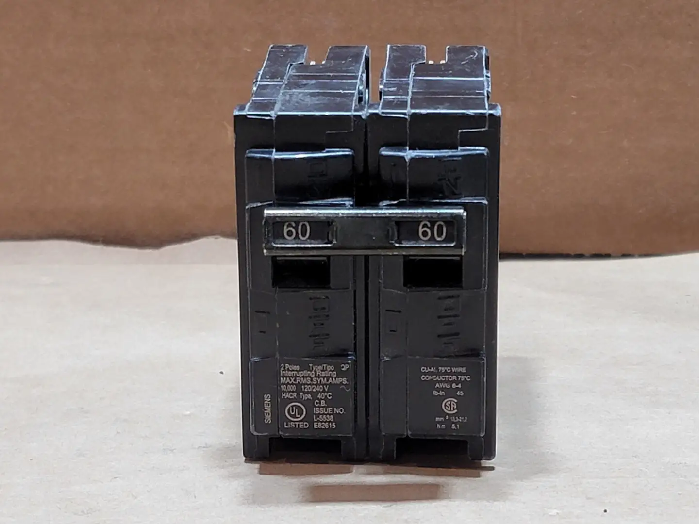 Used SIEMENS Q260 Switchgears British Columbia CA | Lenmark #835743