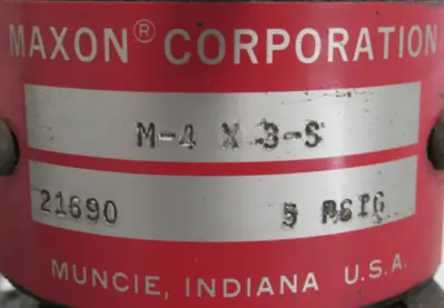 NEW MAXON M-4×3-S MICRO RATIO VALVE M4X3S