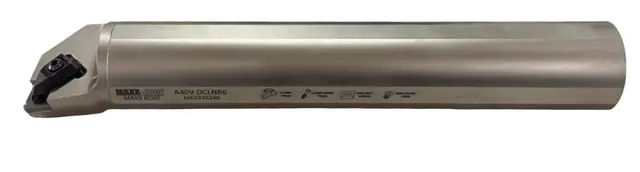 Maxx-Edge Clamp Style Indexable Boring Bar A40VDCLNR6 2-1/2" x 16"