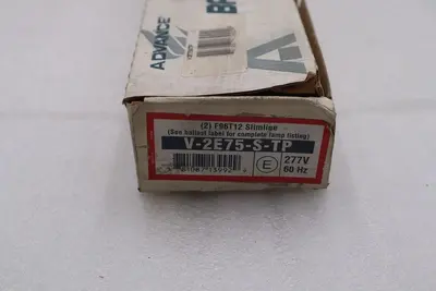 ADVANCE BALLAST V2E75-S-TP MARK III ENERGY SAVER #L-778