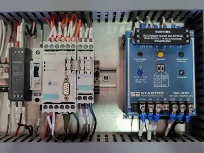 4HP, 600V Motor Starter Control Panel w/ 10A, 3-Pole Circuit Breaker CED63A010