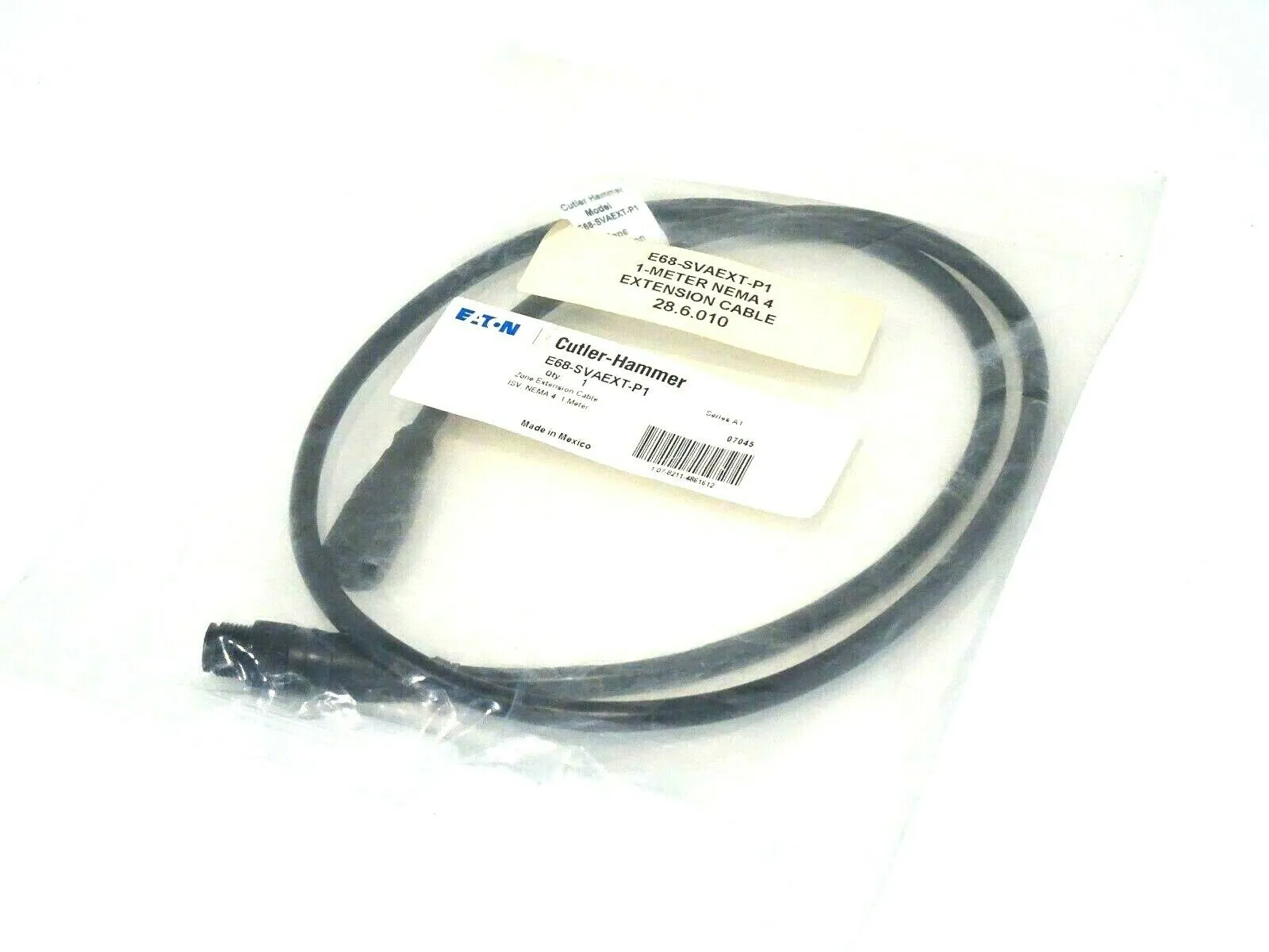 NEW CUTLER HAMMER E68-SVAEXT-P1 EXTENSION CABLE SER.A1 E68SVAEXTP1