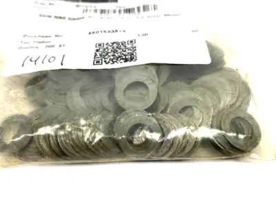 NEW NORELEM SHIM RING DIN988 D1=9, D2=15, H=0,5