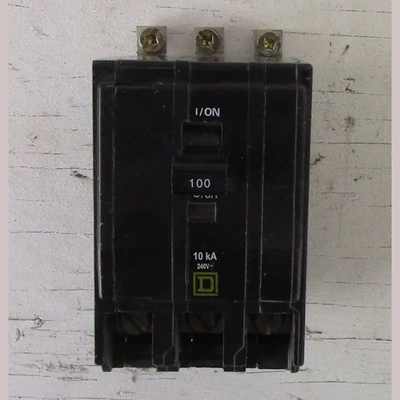 Square D 3 Pole 100 Amp Bolt-on Breaker