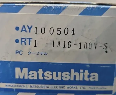 Panasonic AY100504 Matsushita RT1-1A16-100V-S PC Terminal. Loc3B-28