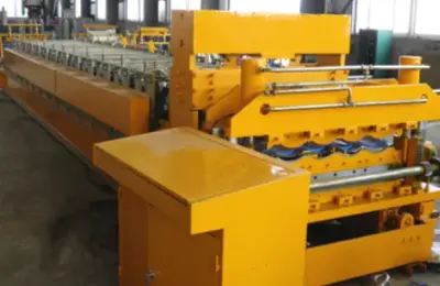 PLC Control Colored Cold Steel Glazed Roof Tile Roll Forming Machine in Yingkou, China