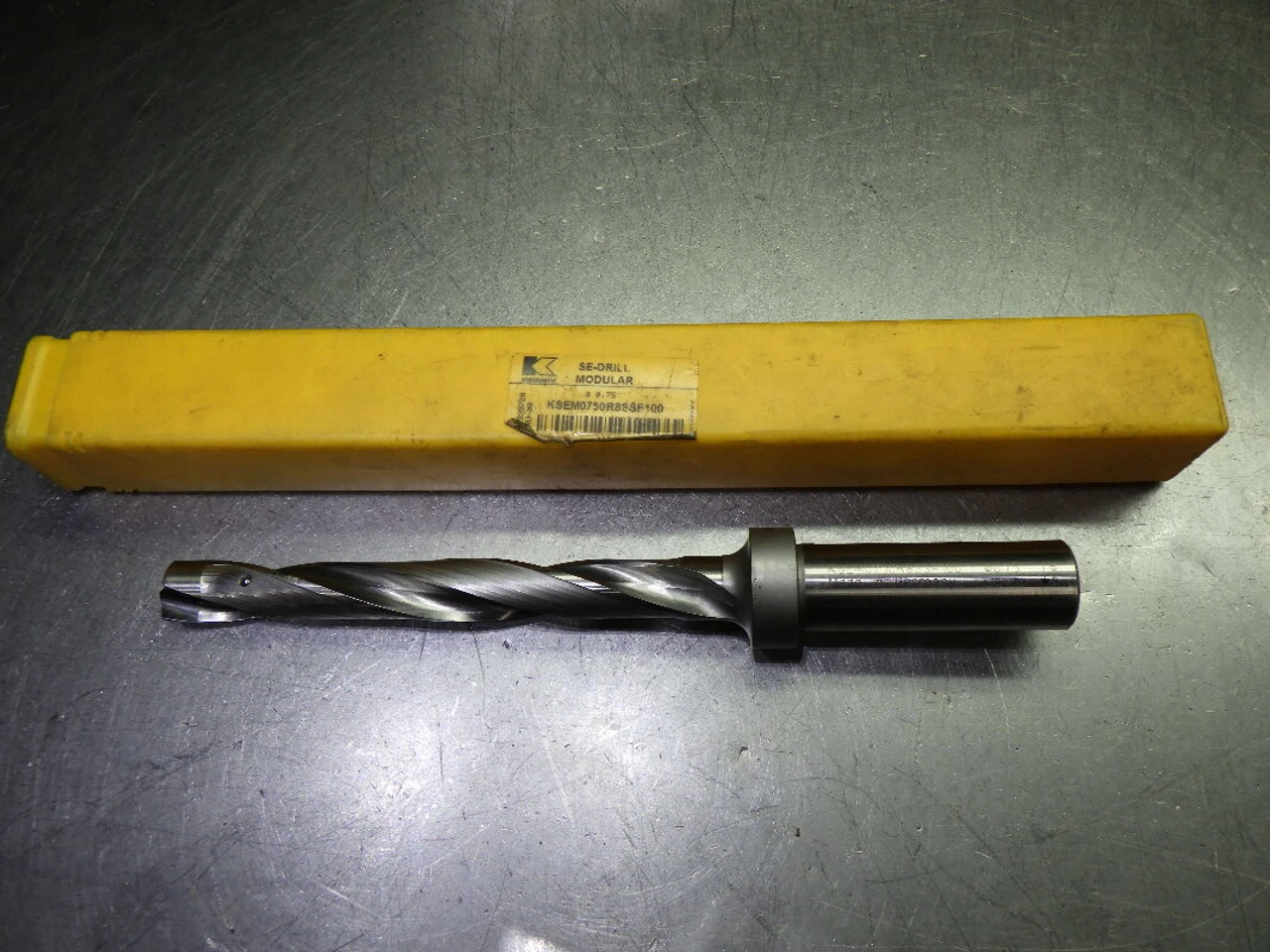 Kennametal 3/4" Coolant Thru Indexable Drill 1" Shank KSEM0750R8SSF100 (LOC2214)