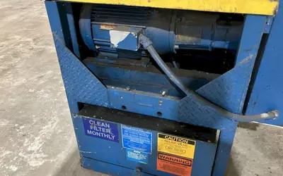 30" X 36" X 72" BALEMASTER CLOSED DOOR HORIZONTAL HYDRAULIC BALER: YOBRO #24585