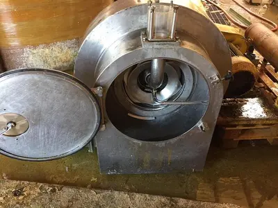 Centrifuge, Pusher, Siebtechnik, H-400, 316 S/st, 16" Dia #C737120