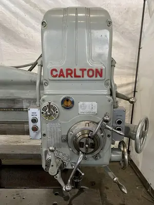4' X 11" CARLTON 1A RADIAL ARM DRILL. STOCK # 0850023.
