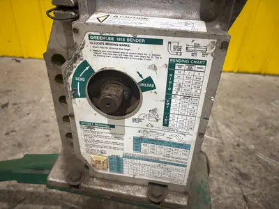 2" GREENLEE 1818 CONDUIT PIPE BENDER: YOBRO #24338