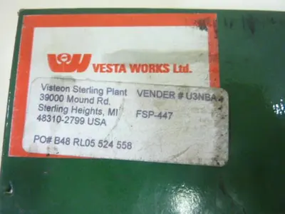 NEW VESTA WORKS LTD. FSP-447