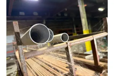 LARGE AMOUNT OF CAST, STAINLESS STEEL, ALUMINUM, GALVINIZED AND PVC PIPES