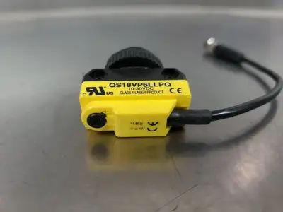 Banner QS18VP6LLPQ8 Photoelectric Sensor Switch, (1446H), 10-30VDC. 5E-34/6