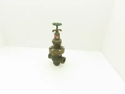 Keckley  Valve AA Steam Pressure Regulating Control Valve 1-1/4"NPT Bronze