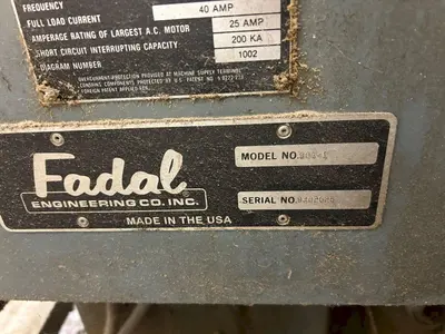 FADAL MODEL #VMC3016 VERTICAL CNC MACHINING CENTER: STOCK #23059