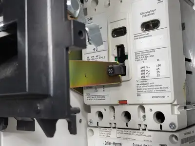 50A, 3 Pole, 600V Circuit Breaker HFD3050 Bucket for Freedom 2100 MCC Frame