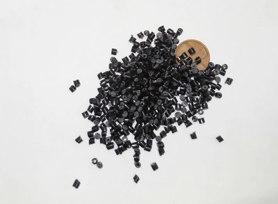 HDPE Black Plastic Pellets Resin Material Injection Molding 10 Lbs Polyethylene