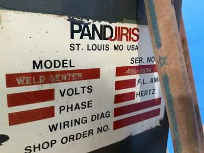 Used PANDJIRIS ALPHA53 Welding Positioners Ohio US | HGR 24 #1322838