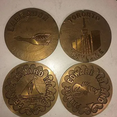 3507-700 Assorted Group Lot of 50 Antique Mixed Master Brocading Templates – Bronze and Brass Material