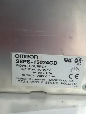 Used OMRON S8PS-15024CD Miscellaneous Equipment (Electrical & Power) Ohio US | Surplus Asset Holdings #1234773