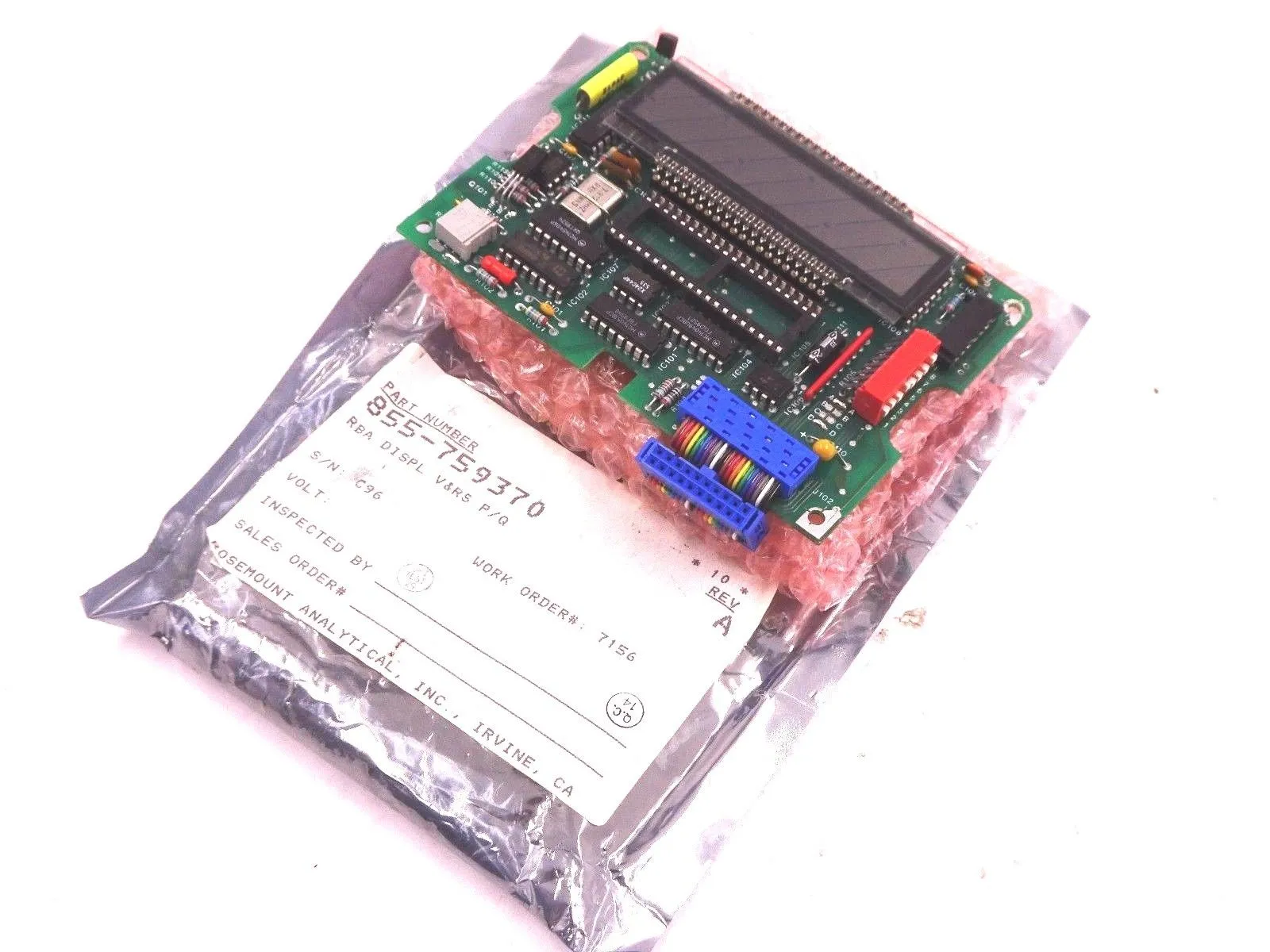 NEW ROSEMOUNT 855-759370 107707 DISPLAY BOARD