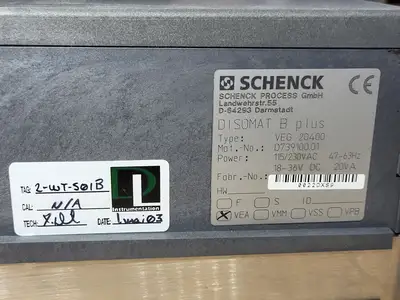 USED SCHENCK VEG20400