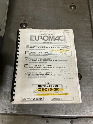 Used EUROMAC CX1000/30 Single End Punches Ohio US | Equipment Recovery Corp. #1330548