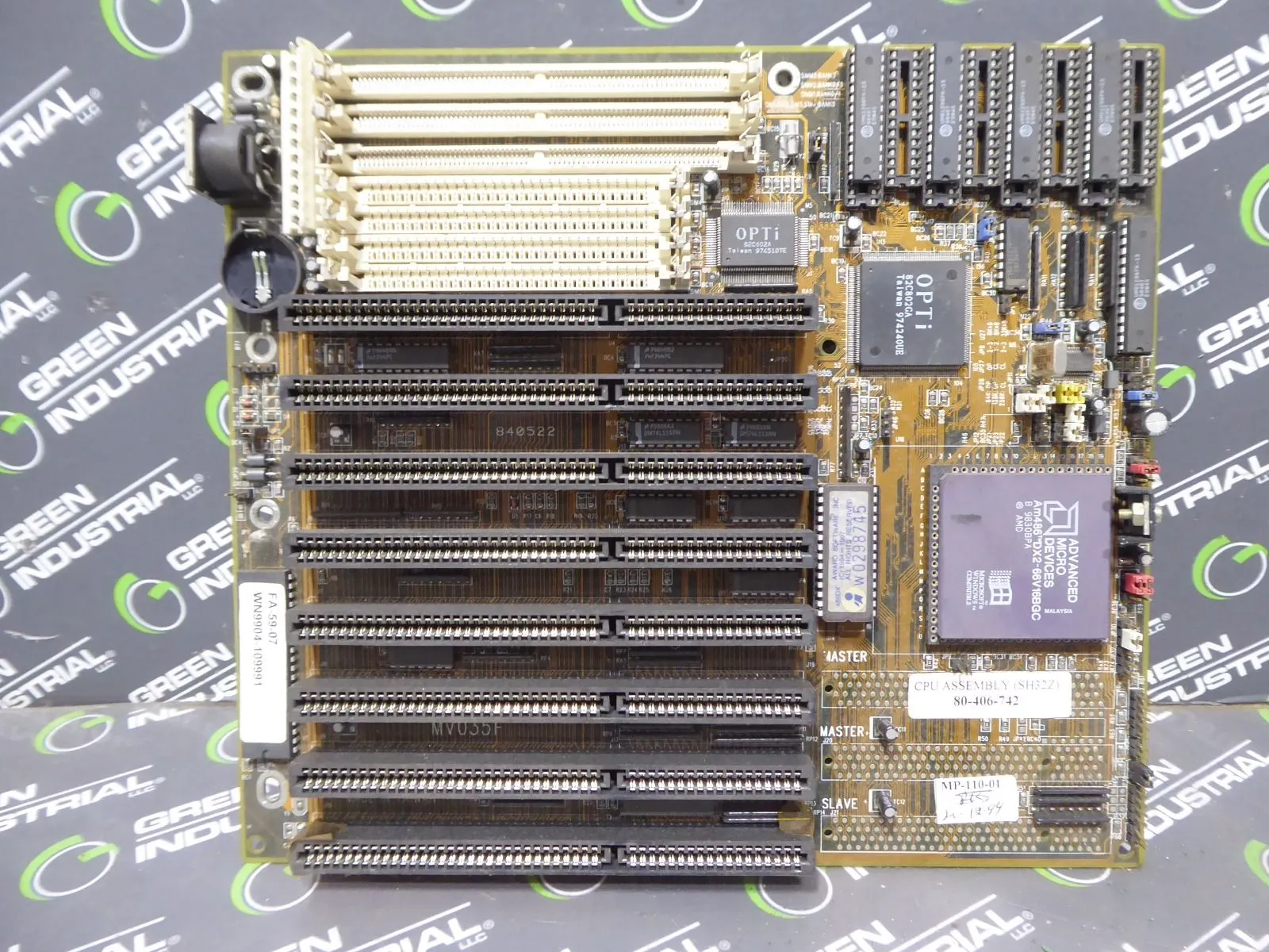 Brown & Sharpe 80-406-742 CMM Machine CPU Assembly Board SH32Z MP-110-01 Used