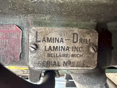 LAMINA PORTABLE DRILL & HYDRAULIC POWER UNIT: STOCK #23664