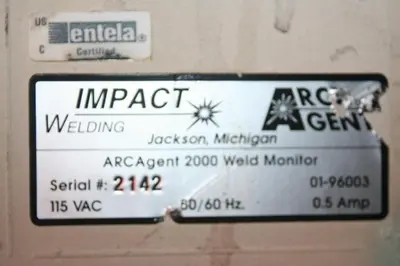 USED IMPACT WELDING ARC AGENT 2000