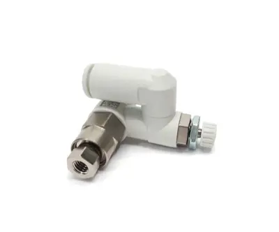 ASP330F-01-06S | SMC  Elbow Fitting, Flow Control & Pilot Check Valve 6mm OD Tube - New Other