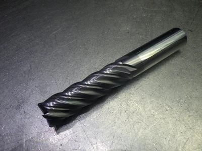 Monster 3/4" 5 Flute Carbide CR LG Endmill 3/4" Shank .09" R 295-030753B (LOC3587)