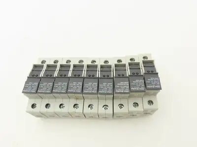 A-B 1492-FB1C30-L Lighted Fuse Holder 30A 600V 1 Pole Class CC Ser B Lot of 9
