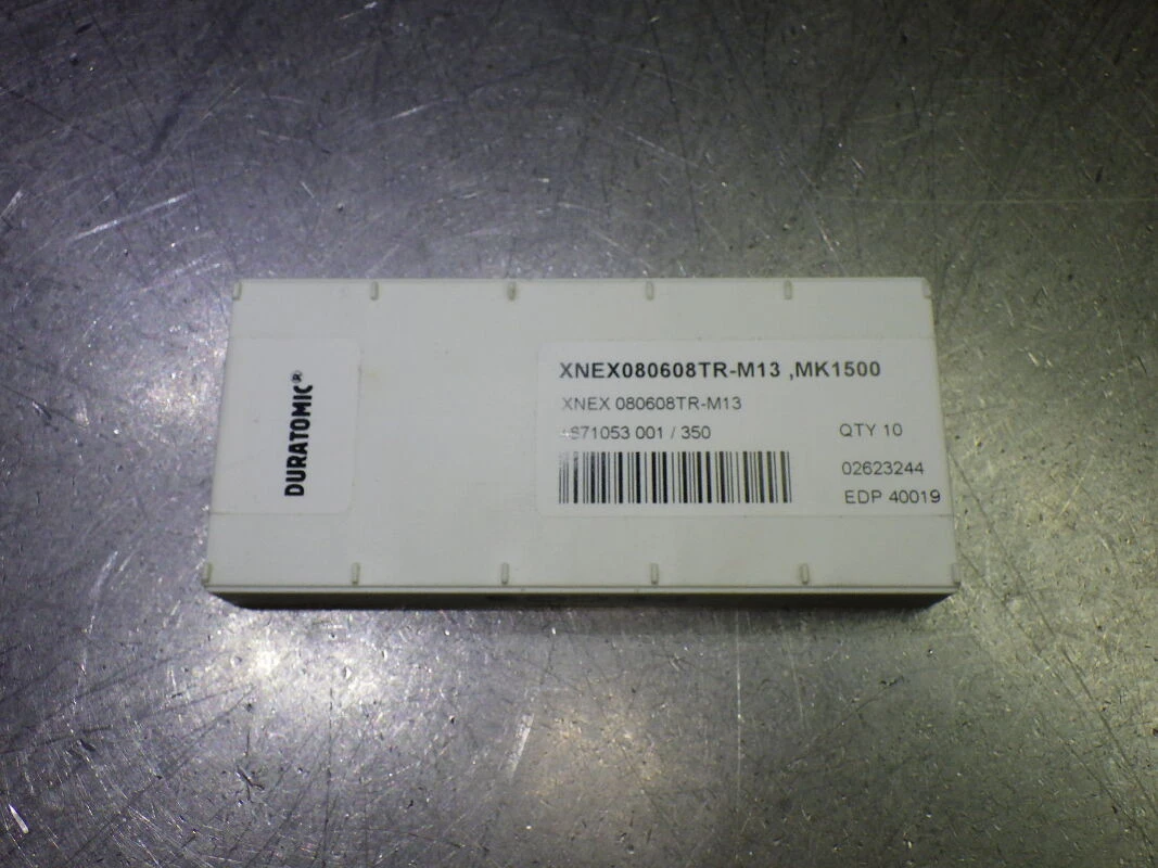 SECO Carbide Milling Inserts QTY10 XNEX080608TR-M13 MK1500 (LOC1465)