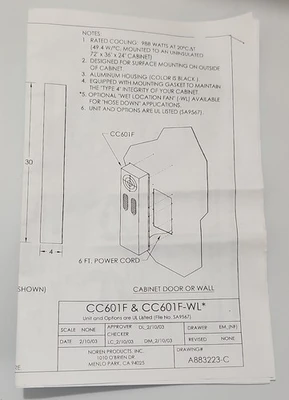 NEW Noren CC601F-115