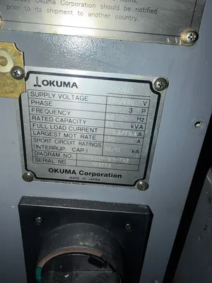 USED 2012 OKUMA 2SP-V40
