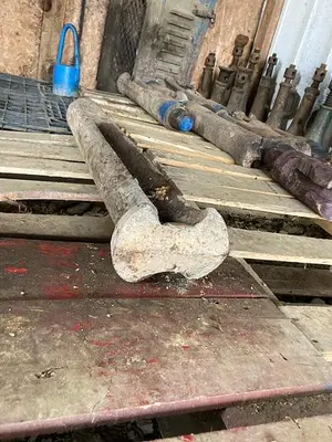 Used AFTERMARKET 5-7/8” TO 6” DIAMETER X 31” LENGTH CABLE TOOL DRILLING CHISEL BIT Other Cutting Tools Pennsylvania US | East West Machinery & Drilling #1417187