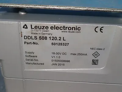 Used 2015 LEUZE ELECTRONIC DDLS 508 120.2L Photoelectric Sensors Ohio US | HGR 24 #755961