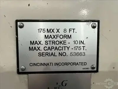 USED 2006 CINCINNATI 175MX-8
