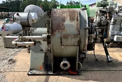 Krauss-Maffei HZ 125/2.5 SiE peeler centrifuge, 316SS.