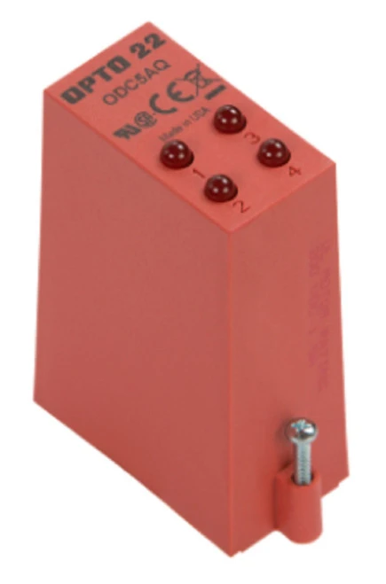 Opto 22 ODC5AQ Quad Pak 4-Channel DC Output 5-200 VDC, 5 VDC Logic [Refurbished]