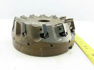 Dijet SMC-6012-10876 6" Indexable Face Mill Cutter 1-1/2" Arbor 12 Flute