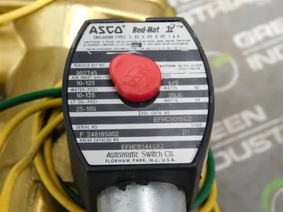ASCO EFHC8344G82 4-Way Red Hat Solenoid Valve 1/2" NPT 20.6W 125 psi New