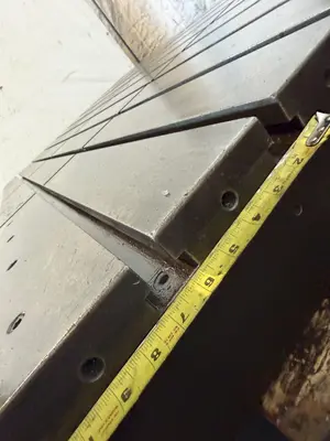 96" X 50" T-SLOTTED FLOOR PLATE. STOCK # 0541826